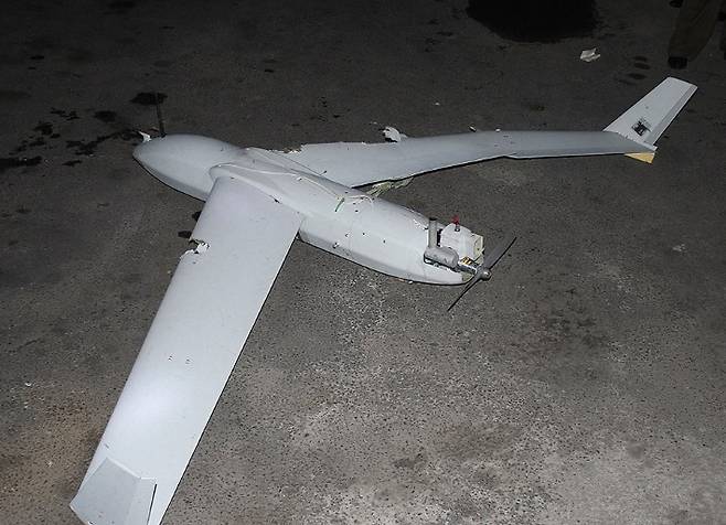 지난 2024년 10월 19일 북한이 평양에서 한국군 무인기 잔해를 발견했다고 주장하며 공개한 사진. 연합뉴스