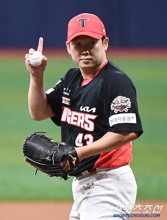 26일 서울 고척스카이돔에서 열린 KIA-키움전. KIA 선발투수 김건국이 투구하고 있다. 고척=정재근 기자 cjg@sportschosun.com/2025.6.26/