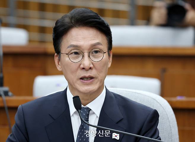 김민석 국무총리 후보자가 24일 국회에서 열린 인사청문회에서 의원질의에 답하고 있다. 2025.6.24 박민규 선임기자