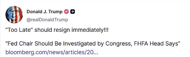 /사진=도널드 트럼프 미국 대통령 트루스소셜