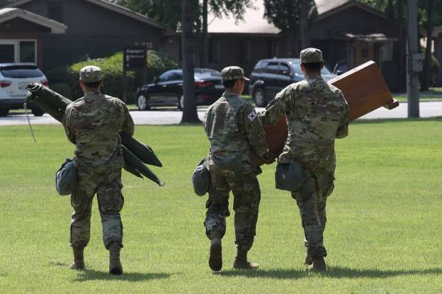 카투사 장병들 모습. 연합뉴스