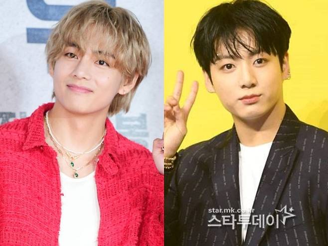 방탄소년단 뷔, 정국. 사진|스타투데이DB