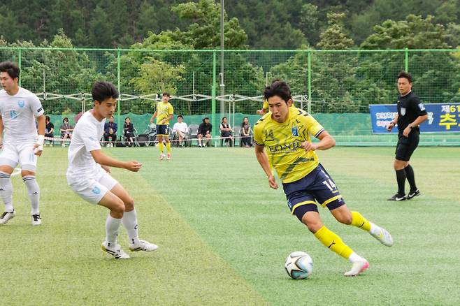 제61회 추계대학축구연맹전 백두대간기 예선 2일차. 사진=대학축구연맹