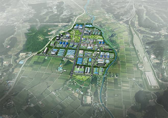강릉 천연물바이오 국가산단 조감도. 강릉시 제공