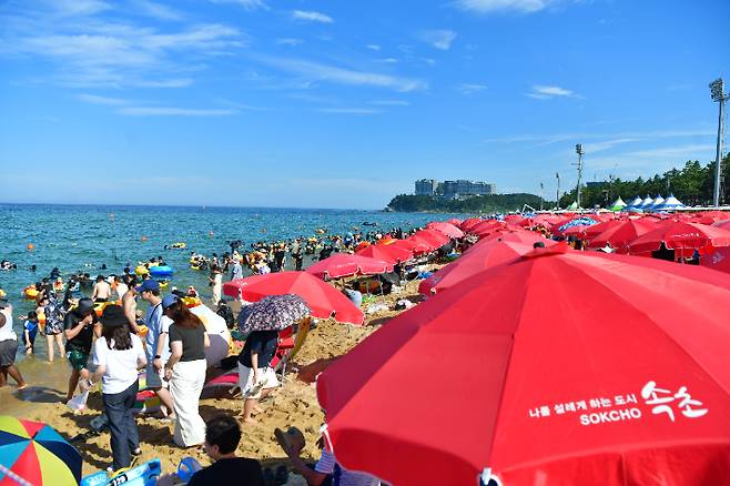 강원 속초해수욕장. 속초시 제공