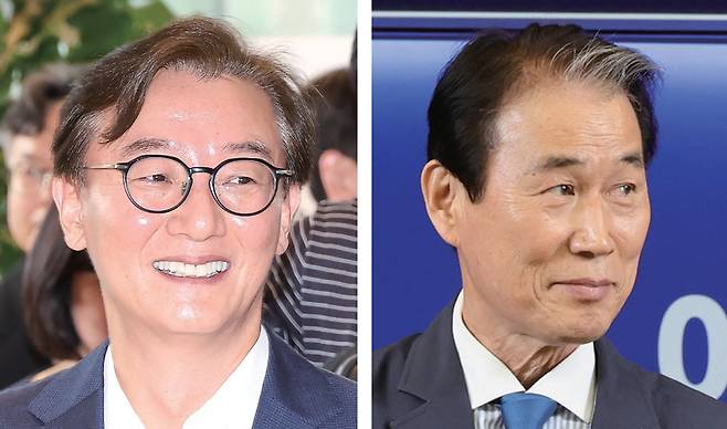 전재수 해양수산부 장관 후보자, 권오을 국가보훈부 장관 후보자 ⓒ시사저널 임준선·시사저널 박은숙