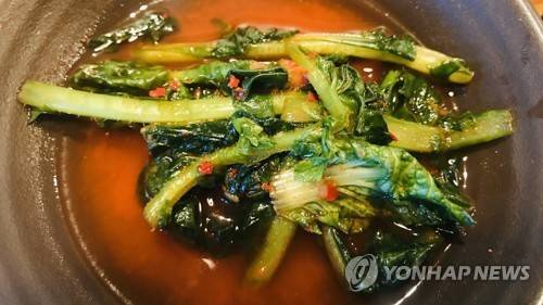 열무 김치 연합뉴스 자료사진