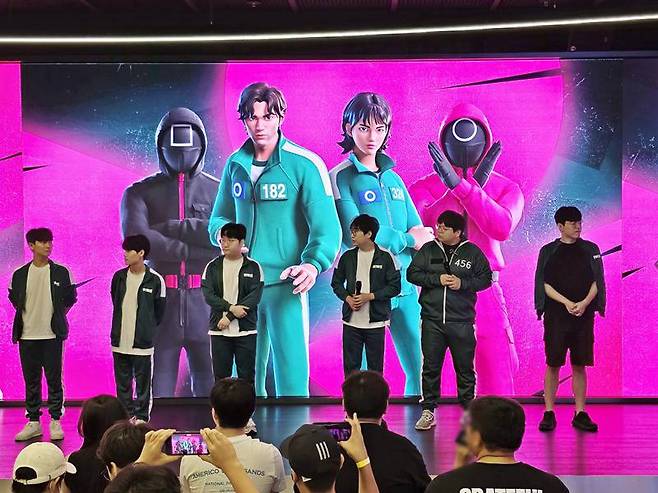 스트리머와 선수들의 무대 인사