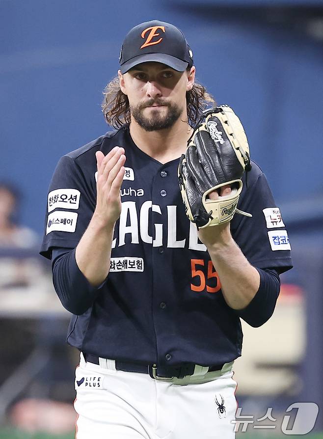 한화 이글스 외국인 투수 라이언 와이스. 2025.5.11/뉴스1 ⓒ News1 김성진 기자