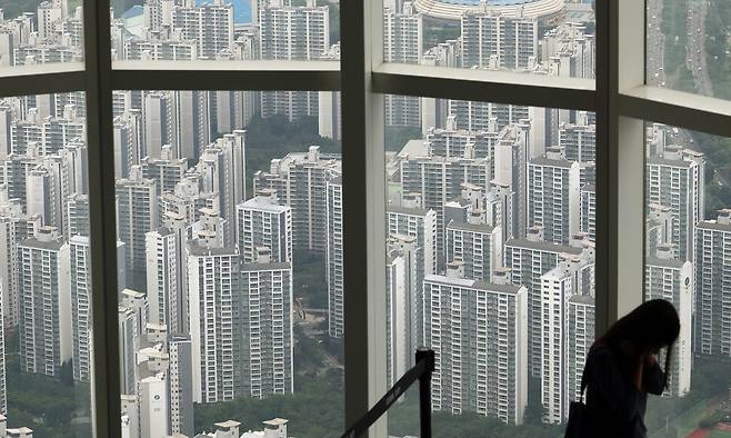 지난 3일 서울 강남·서초·송파구 아파트 모습. 연합뉴스