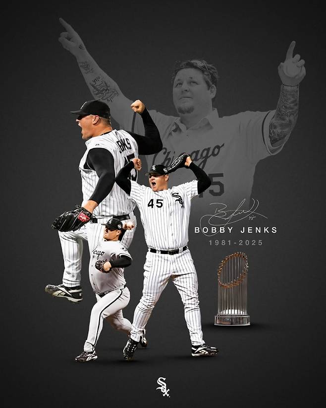 6일 젠크스의 타계 소식을 전한 화이트삭스 구단. 사진=화이트삭스