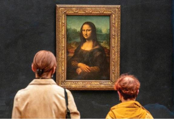 프랑스 파리 루브르 박물관이 소장하고 있는 다빈치의 걸작 ‘모나리자’. GETTYIMAGES