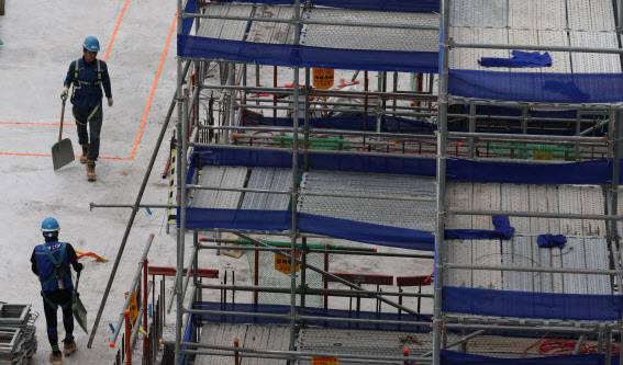 서울 마포구 한 공사 현장 모습.(사진=연합뉴스)