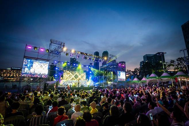 2025 해운대 페스타가 개막했다. 해운대 대학가요제 조직위원회 제공