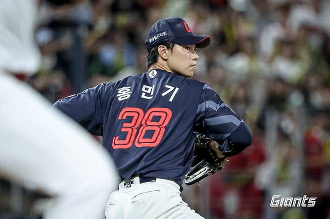 조금씩 성공 경험을 쌓고 있는 롯데 자이언츠 좌완 파이어볼러 홍민기.