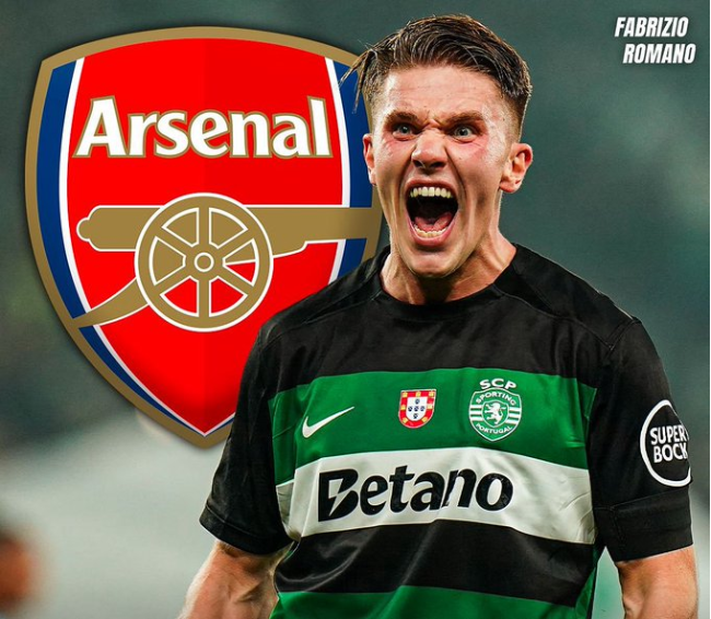 빅토르 요케레스의 이적은 아스널과 스포르팅CP 간의 이적료 협상이 관건이다. 포르투갈 매체는 요케레스 이적에 옵션 포함 총 8,000만 파운드(한화 약 1,492억 원)가 투자될 것이라고 내다봤다. 사진=파브리지오 로마노 기자 SNS