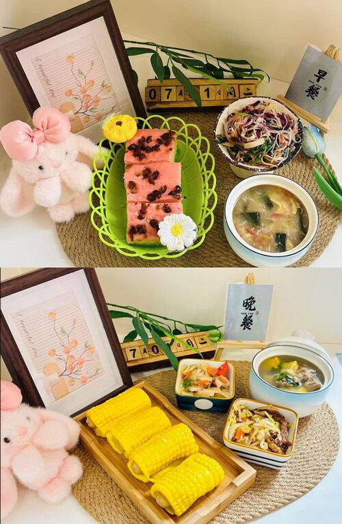 '납중독' 유치원 급식 사진