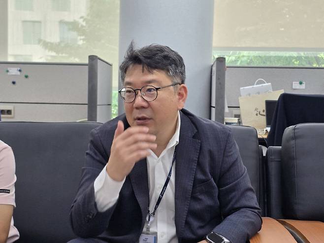 이진환 NST 정책기획본부장이 7일 새 정부 출연연 정책 방향에 대해 설명하고 있다.