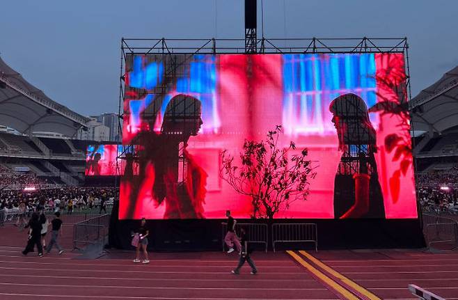 N13에서 바라본 공연무대. 온라인 커뮤니티 캡처