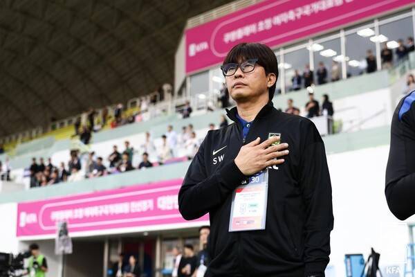 신상우 여자 축구대표팀 감독. ⓒKFA