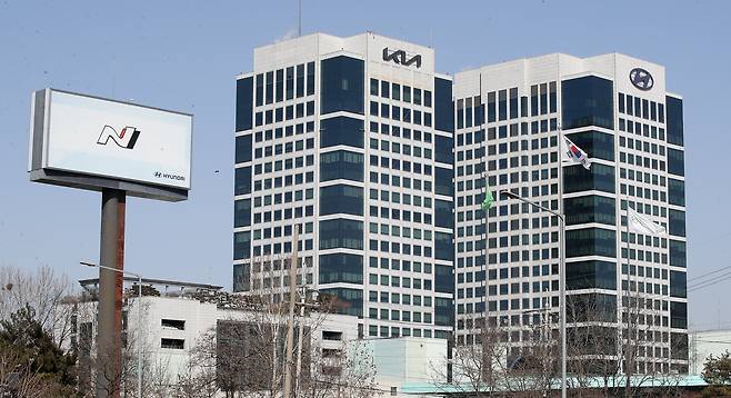 서울 서초구 양재동에 있는 현대차·기아 본사./뉴스1