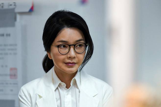 윤석열 전 대통령의 부인 김건희 여사. (공동취재) 2025.6.3