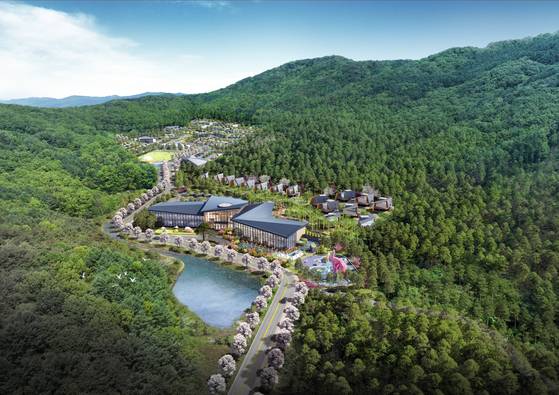 코베아캠핑랜드 조감도. 청주시 제공.