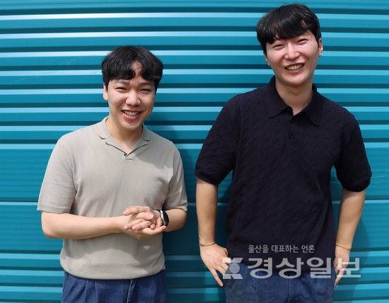 ▲ 왼쪽부터 송민규·김동혁 '어핀' 대표.