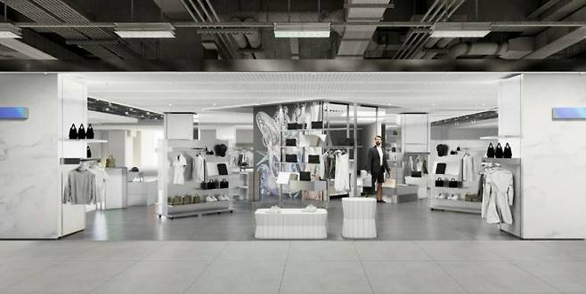 키네틱 그라운드 내 팝업 공간 '키네틱 스테이지' 조감도 이미지. 롯데백화점 제공