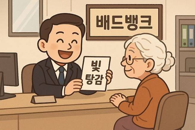 금융당국은 배드뱅크 소요 재원 8000억원 중 절반인 4000억원을 금융권 공동 출연으로 마련할 방침이다.ⓒAI 이미지