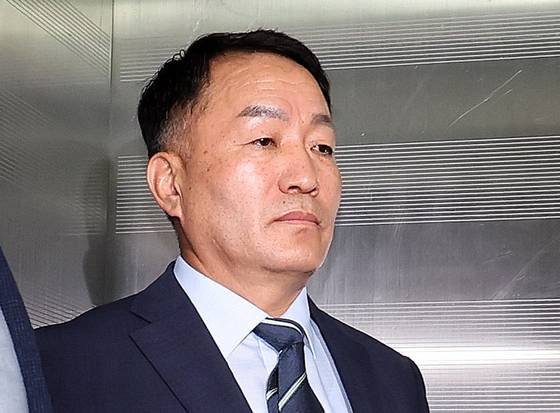 김계환 전 해병대사령관이 지난 7일 서울 서초구 순직해병 특검 사무실에 조사를 받기위해 출석한 모습. 뉴스1