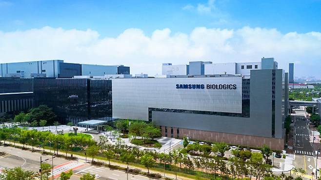 파마리서치가 인적분할 계획을 접은 상황에서 회사 분할을 추진 중인 삼성바이오로직스가 주목된다. 사진은 삼성바이오로직스 2공장. /사진=삼성바이오로직스