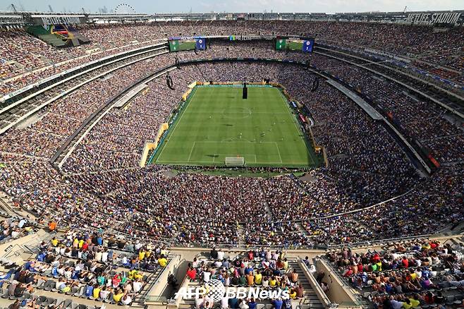 9일(한국시간) 2025 국제축구연맹(FIFA) 클럽 월드컵 준결승 첼시와 플루미넨시전이 열린 미국 뉴저지주 이스트 러더퍼드의 메트라이프 스타디움. /AFPBBNews=뉴스1