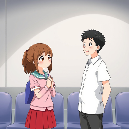 톡톡 영어 - “자신감을 잃지 마” (AI로 이미지 생성)