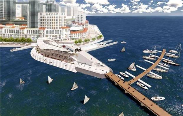 시흥 해양레저체험 복합단지 조감도. 경기도