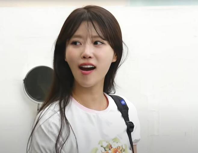 그룹 '러블리즈' 출신 미주. MBC '놀면 뭐하니?' 방송화면 캡처.