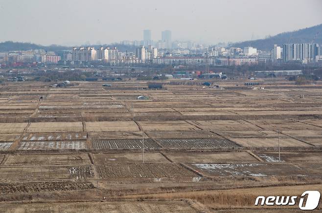 경기도 부천시 대장동 대장신도시 예정부지. 뉴스1 ⓒ News1 이재명 기자
