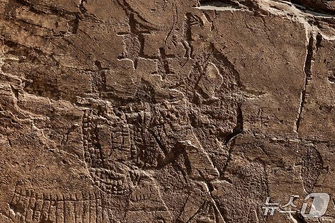 울산 대곡리 반구대 암각화.(울산시 제공. 재판매 및 DB금지)/뉴스1