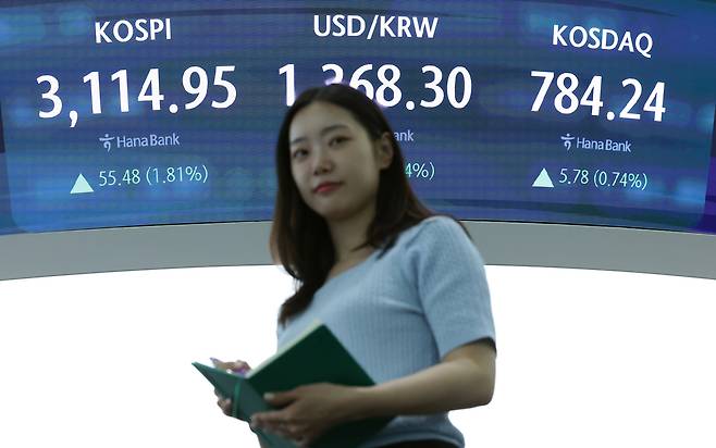 8일 오후 3시 30분 서울외환시장에서 달러·원 환율은 전날보다 0.1원 오른 1367.9원을 기록했다. /뉴스1