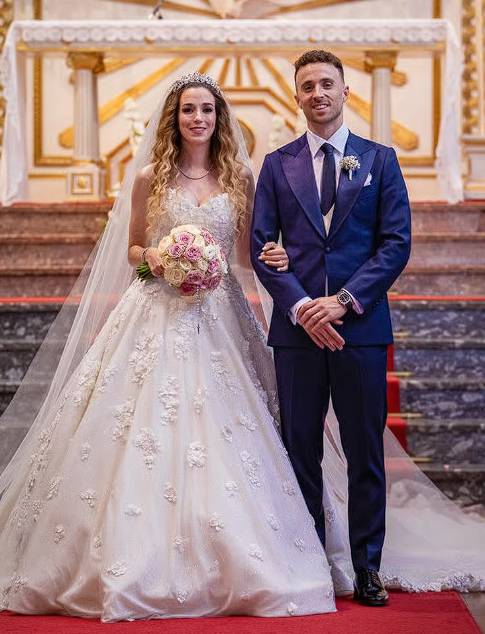 생전 지오구 조타(오른쪽)와 카르도소의 결혼식 사진. /사진=지오구 조타 SNS