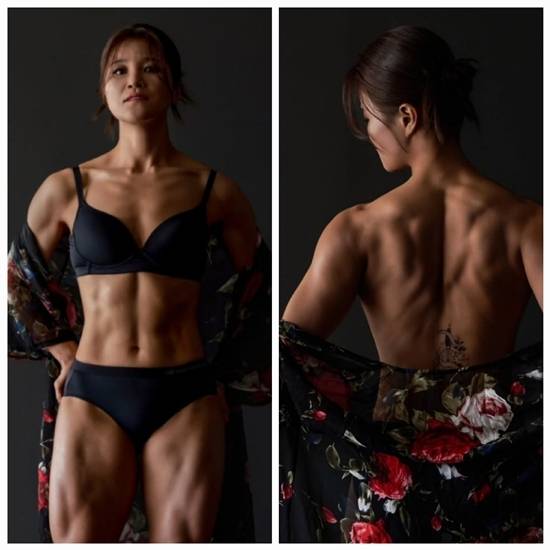 12일, 김혜선은 자신의 SNS를 통해 “나이 때문에, 가족 때문에… 그건 핑계가 아니었다”며 최근 촬영한 바디프로필 사진을 올렸다. 사진=SNS