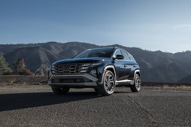 현대차가 미국에서 판매 중인 투싼 하이브리드. /현대차 제공