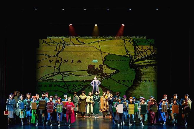 ▲ 뮤지컬 '브로드웨이 42번가' 공연 이미지. 제공|CJ ENM, ㈜샘컴퍼니