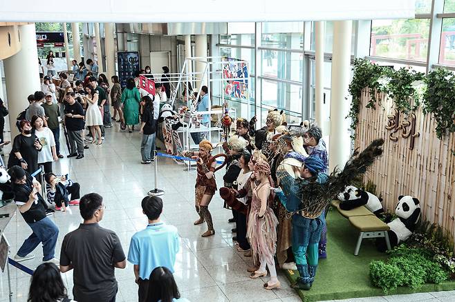 폐막작 ‘판다’ 부대 행사. /DIMF 제공