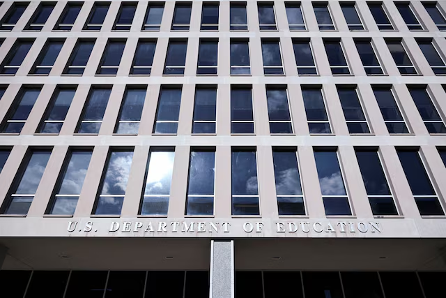 미 연방 교육부. 로이텨연합뉴스
