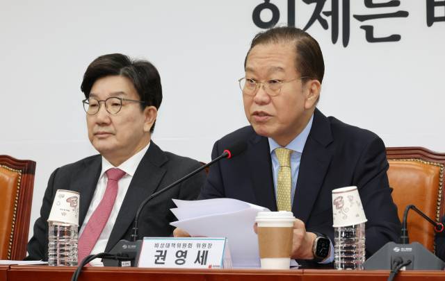 ▲국민의힘 권영세 전 비상대책위원장(자료사진). ⓒ연합뉴스