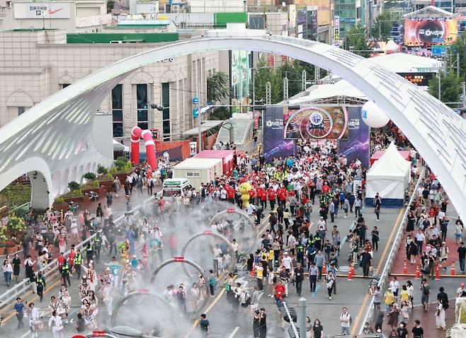 지난해 0시 축제 현장. 대전시 제공