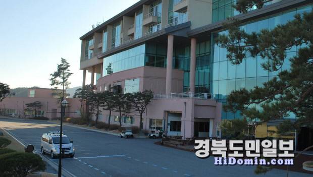 영덕 오션비치 골프장 클럽하우스 건물.
