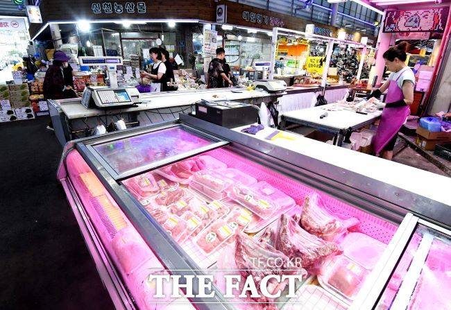 삼미시장 매장 풍경./시흥시