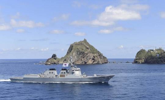 독도방어훈련. 해군 제공